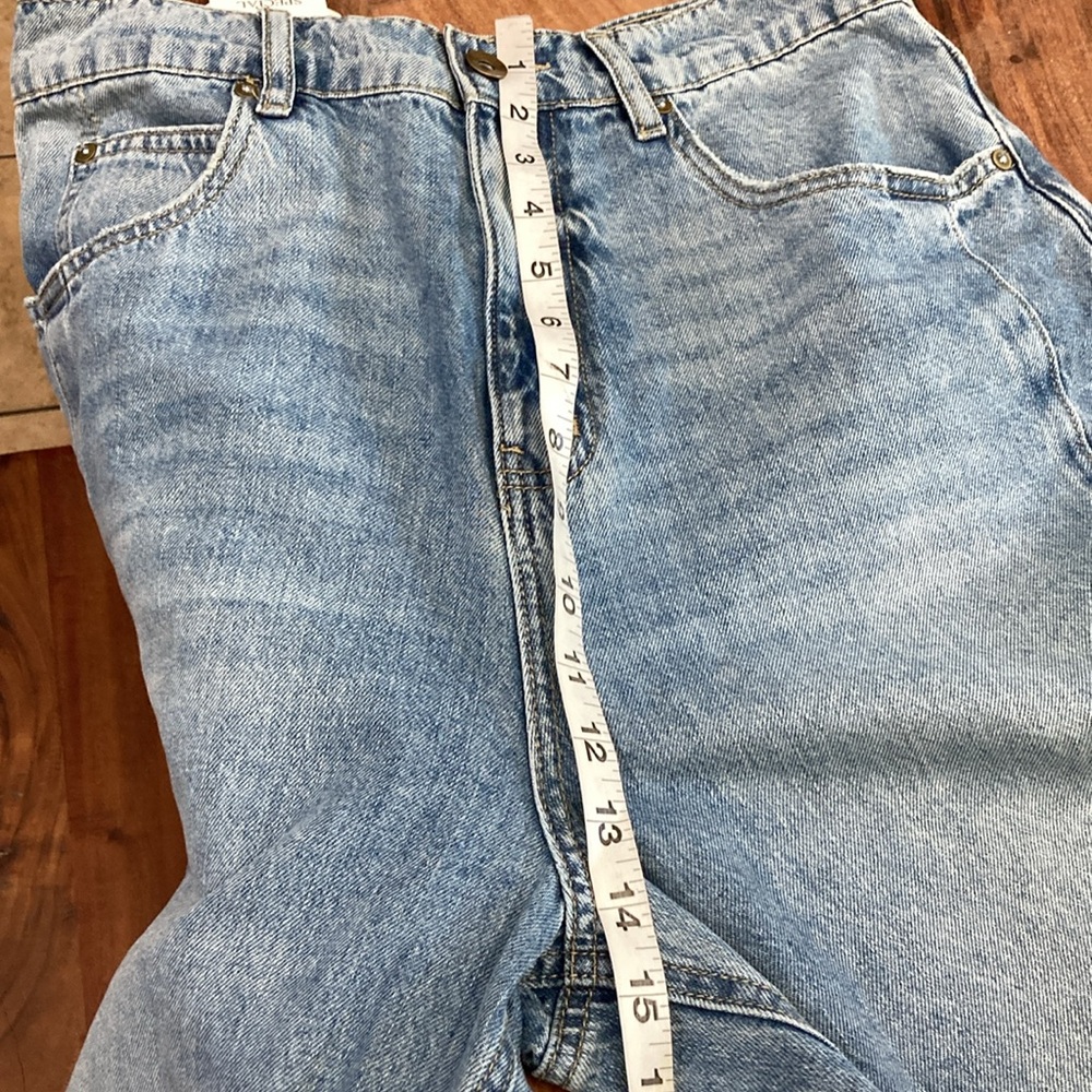 CHELSEA & VIOLET HIGH RISE ,WIDE LEG RAW HEM ,SKATER JEANS GRP 073 V5175C00 - Picture 8 of 11